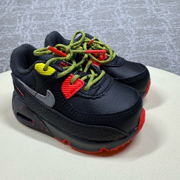 Other - Nike Air Max Toddler Black Orange Sneaker Shoe Size 4C